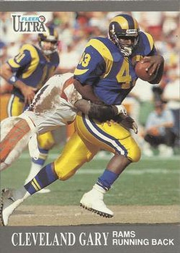 #187 Cleveland Gary - Los Angeles Rams - 1991 Ultra Football