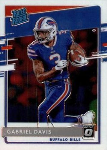 #187 Gabriel Davis - Buffalo Bills - 2020 Donruss Optic Football