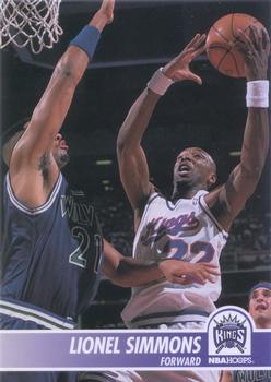#187 Lionel Simmons - Sacramento Kings - 1994-95 Hoops Basketball