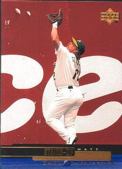 #187 Matt Stairs - Oakland Athletics - 2000 Upper Deck Baseball