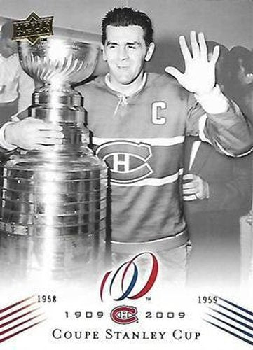 #187 Coupe Stanley Cup - Montreal Canadiens - 2008-09 Upper Deck Montreal Canadiens Centennial Hockey