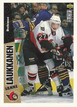 #187 Janne Laukkanen - Ottawa Senators - 1996-97 Collector's Choice Hockey