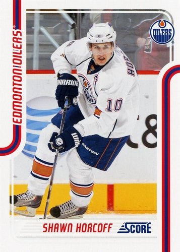 #187 Shawn Horcoff - Edmonton Oilers - 2011-12 Score Hockey