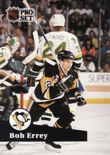 #187 Bob Errey - 1991-92 Pro Set Hockey