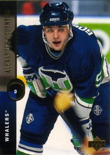 #188 Alexander Godynyuk - Hartford Whalers - 1994-95 Upper Deck Hockey