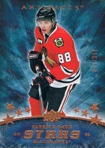 #188 Patrick Kane - Chicago Blackhawks - 2008-09 Upper Deck Artifacts Hockey
