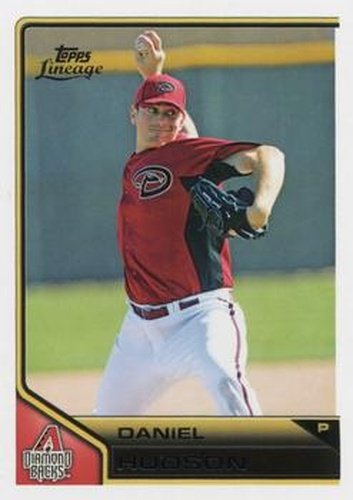 #188 Daniel Hudson - Arizona Diamondbacks - 2011 Topps Lineage Baseball