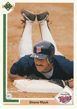 #188 Shane Mack - Minnesota Twins - 1991 Upper Deck Baseball