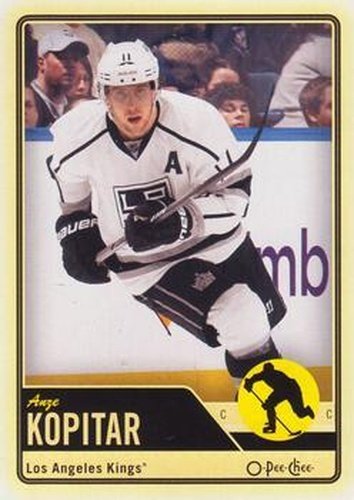 #188 Anze Kopitar - Los Angeles Kings - 2012-13 O-Pee-Chee Hockey