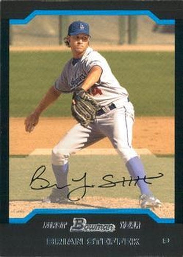 #188 Brian Steffek - Los Angeles Dodgers - 2004 Bowman Baseball