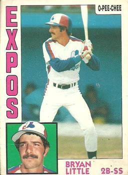 #188 Bryan Little - Montreal Expos - 1984 O-Pee-Chee Baseball