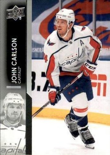 #188 John Carlson - Washington Capitals - 2021-22 Upper Deck Hockey