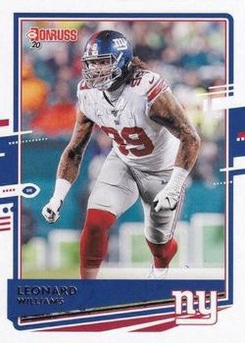 #188 Leonard Williams - New York Giants - 2020 Donruss Football