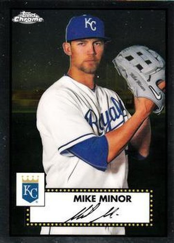 #188 Mike Minor - Kansas City Royals - 2021 Topps Chrome Platinum Anniversary Baseball
