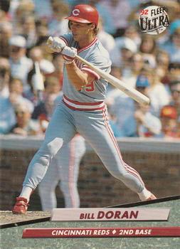 #188 Bill Doran - Cincinnati Reds - 1992 Ultra Baseball