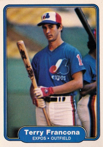 #188 Terry Francona - Montreal Expos - 1982 Fleer Baseball