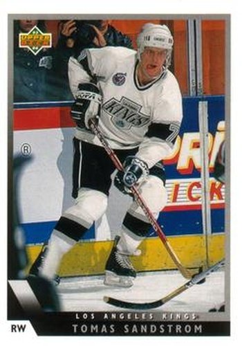 #188 Tomas Sandstrom - Los Angeles Kings - 1993-94 Upper Deck Hockey