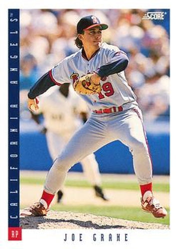 #188 Joe Grahe - California Angels - 1993 Score Baseball