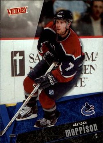 #188 Brendan Morrison - Vancouver Canucks - 2003-04 Upper Deck Victory Hockey
