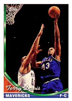 #188 Terry Davis - Dallas Mavericks - 1993-94 Topps Basketball