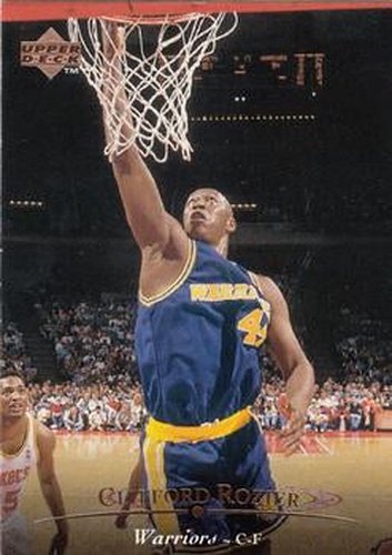 #189 Clifford Rozier - Golden State Warriors - 1995-96 Upper Deck Basketball