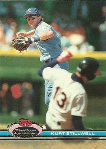 #189 Kurt Stillwell - Kansas City Royals - 1991 Stadium Club Baseball