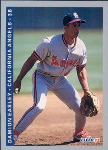 #189 Damion Easley - California Angels - 1993 Fleer Baseball