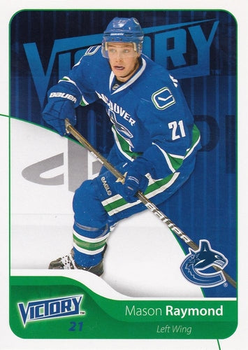 #189 Mason Raymond - Vancouver Canucks - 2011-12 Upper Deck Victory Hockey