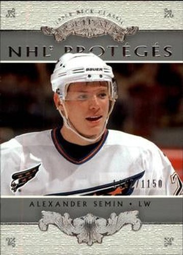 #189 Alexander Semin - Washington Capitals - 2003-04 Upper Deck Classic Portraits Hockey