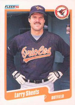 #189 Larry Sheets - Baltimore Orioles - 1990 Fleer USA Baseball