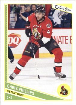 #189 Chris Phillips - Ottawa Senators - 2013-14 O-Pee-Chee Hockey