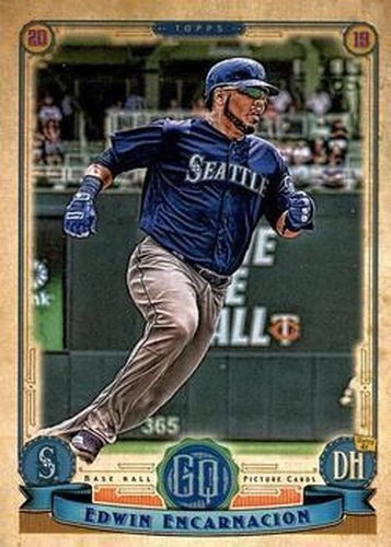#189 Edwin Encarnacion - Seattle Mariners - 2019 Topps Gypsy Queen Baseball