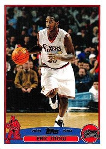 #189 Eric Snow - Philadelphia 76ers - 2003-04 Topps Basketball