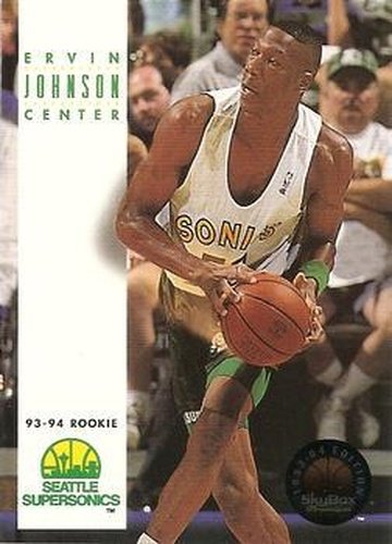 #189 Ervin Johnson - Seattle SuperSonics - 1993-94 SkyBox Premium Basketball