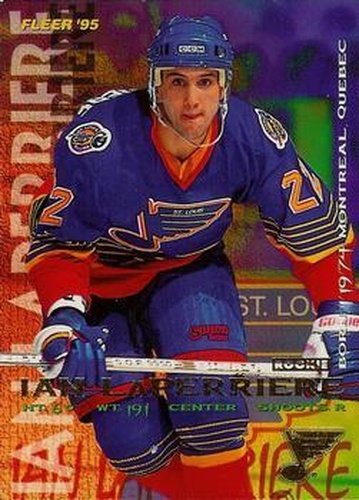 #189 Ian Laperriere - St. Louis Blues - 1994-95 Fleer Hockey