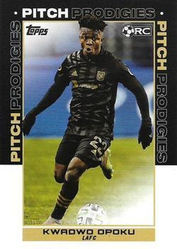 #189 Kwadwo Opoku - Los Angeles FC - 2021 Topps MLS Soccer