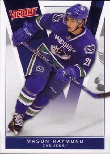 #189 Mason Raymond - Vancouver Canucks - 2010-11 Upper Deck Victory Hockey