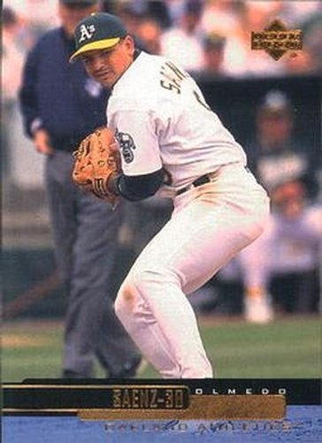 #189 Olmedo Saenz - Oakland Athletics - 2000 Upper Deck Baseball