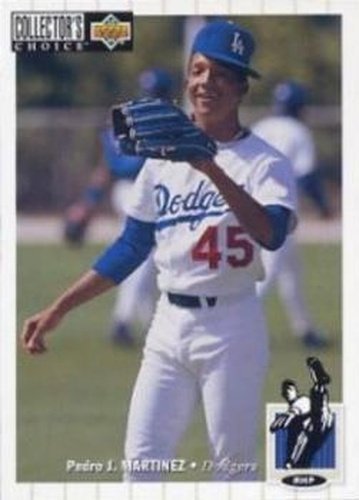#189 Pedro J. Martinez - Los Angeles Dodgers - 1994 Collector's Choice Baseball