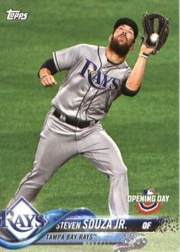 #189 Steven Souza Jr. - Tampa Bay Rays - 2018 Topps Opening Day Baseball