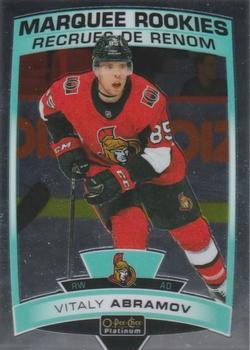 #189 Vitaly Abramov - Ottawa Senators - 2019-20 O-Pee-Chee Platinum Hockey