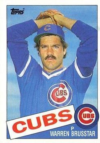 #189 Warren Brusstar - Chicago Cubs - 1985 Topps Baseball