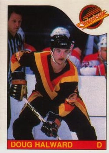 #189 Doug Halward - Vancouver Canucks - 1985-86 O-Pee-Chee Hockey