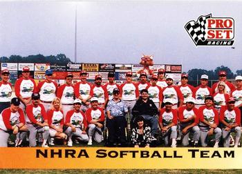 #189 NHRA Softball Team - 1992 Pro Set NHRA Racing