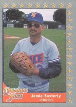 #189 Jamie Easterly - Orlando Juice - 1990 Pacific Senior League Baseball