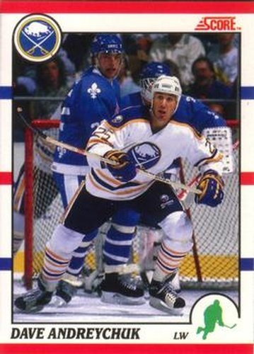 #189 Dave Andreychuk - Buffalo Sabres - 1990-91 Score Canadian Hockey