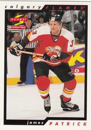 #189 James Patrick - Calgary Flames - 1996-97 Score Hockey