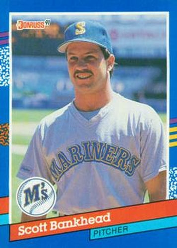 #189 Scott Bankhead - Seattle Mariners - 1991 Donruss Baseball