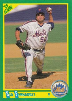 #18 Sid Fernandez - New York Mets - 1990 Score Baseball