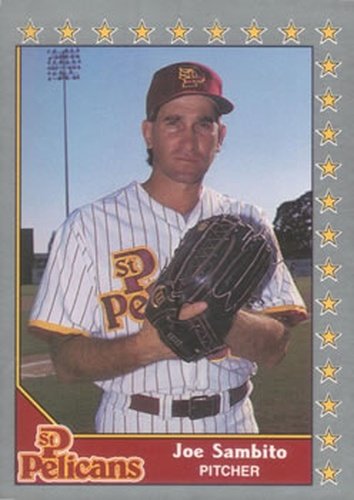 #18 Joe Sambito - St. Petersburg Pelicans - 1990 Pacific Senior League Baseball